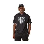 New Era NBA Nets Laglogga Svart Tee Black, Herr