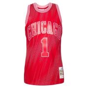 Mitchell & Ness Röd Chicago Bulls Linne Red, Herr