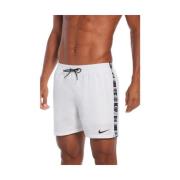 Nike Vit Logo Tape Volley Shorts White, Herr