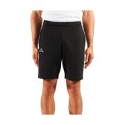 Kappa Svarta aktiva Bermuda shorts för män Black, Herr