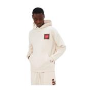 Ellesse Casual Raw Hoodie Beige, Herr