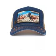 Goorin Bros Vintage Trucker Cap Model 21d302d13 Blue, Herr