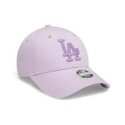 New Era Lila Dodgers Metallic Logo Keps Purple, Herr