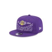 New Era Lila Lakers Mästare Patch Keps Purple, Herr