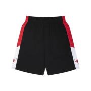 New Era Svarta Bulls NBA Mesh Shorts Black, Herr