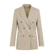 Golden Goose Neutral Blazer för Kvinnor Aw24 Beige, Dam