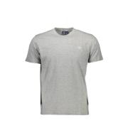 Sergio Tacchini Grå Bomull Logo Broderad T-shirt Gray, Herr