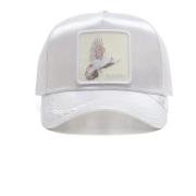 Goorin Bros Vit Paloma Satin Trucker Cap White, Herr