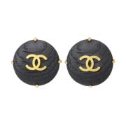 Chanel Vintage Pre-owned Tyg chanel-smycken Black, Dam