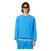 Lacoste Turkos Crewneck Basic Sweatshirt Blue, Herr