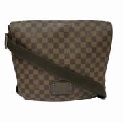 Louis Vuitton Vintage Pre-owned Canvas axelremsvskor Brown, Dam