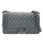 Chanel Vintage Pre-owned Tyg chanel-vskor Gray, Dam