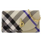 Burberry Laeder plnbcker Multicolor, Dam