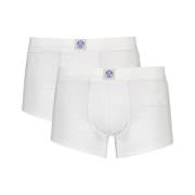 North Sails Bomull Boxershorts Bi-Pack Elastisk White, Herr