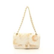 Chanel Vintage Pre-owned Canvas chanel-vskor White, Dam