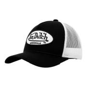 VON Dutch Svart Reflekterande Logga Truckerkeps Black, Herr