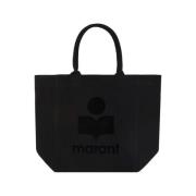 Isabel Marant Yenky Tote Bag med ikoniskt monogram Black, Dam