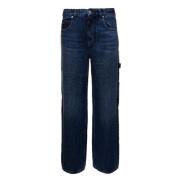 Isabel Marant Étoile Stiliga Jeansbyxor Blue, Dam