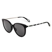 Zadig & Voltaire Svarta Acetat Solglasögon Black, Dam