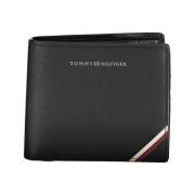 Tommy Hilfiger Svart Läder Herr Plånbok Black, Herr