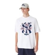 New Era MLB Floral Logo Yankees T-shirt White, Herr