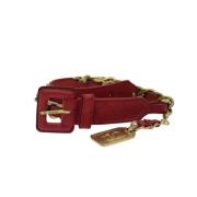 Chanel Vintage Pre-owned Laeder skrp Red, Dam