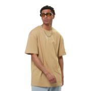 Karl Kani Essential Tee i Toast-stil Beige, Herr