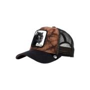 Goorin Bros Svart Acid Panther Trucker Cap Black, Herr