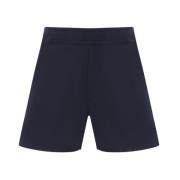 Cfcl Blå Shorts Elastisk Midja Dragkedja Fickor Blue, Dam