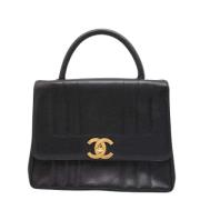 Chanel Vintage Pre-owned Laeder chanel-vskor Black, Dam