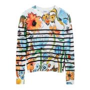 Desigual Vår/Sommar Dam Sweatshirt Kollektion Multicolor, Dam