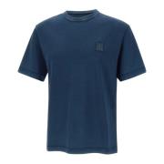 Belstaff Blå Bomull Hockley T-shirt med Logo Blue, Herr