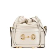 Gucci Vintage Pre-owned Laeder totevskor White, Dam