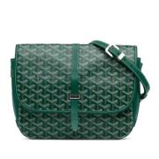 Goyard Vintage Pre-owned Tyg crossbodyvskor Green, Dam