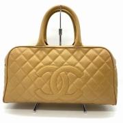 Chanel Vintage Pre-owned Laeder chanel-vskor Beige, Dam