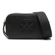 Tory Burch Svarta Mini Miller Sandaler Black, Dam