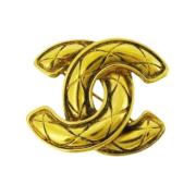 Chanel Vintage Pre-owned Guld chanel-smycken Yellow, Dam