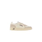 Autry Medalist Low Sneakers i Mint Suede Beige, Herr