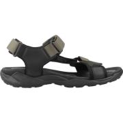 Geox Utomhus Grip Platta Sandaler Green, Herr