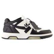 Off White Laeder sneakers Black, Dam