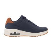 Skechers Luftig Passande Sneakers Blue, Herr