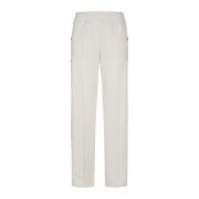 Golden Goose Randig Wide Leg Joggingbyxor White, Dam