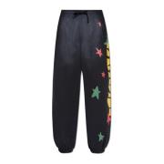 Palm Angels Sweatpants med tryck Black, Herr