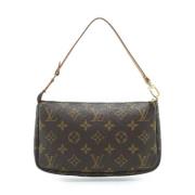 Louis Vuitton Vintage Pre-owned Laeder handvskor Brown, Dam