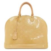 Louis Vuitton Vintage Pre-owned Canvas handvskor Yellow, Dam