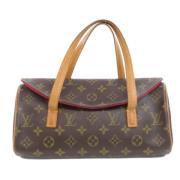 Louis Vuitton Vintage Pre-owned Canvas handvskor Brown, Dam