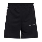 Palm Angels Shorts med broderad logotyp Black, Herr