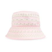 Versace Hatt med skattetryck Pink, Dam