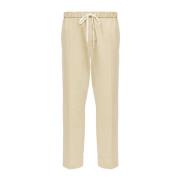 MM6 Maison Margiela Beige Dragsko Byxor Beige, Herr