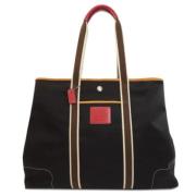 Coach Pre-owned Pre-owned Nylon axelremsvskor Black, Dam